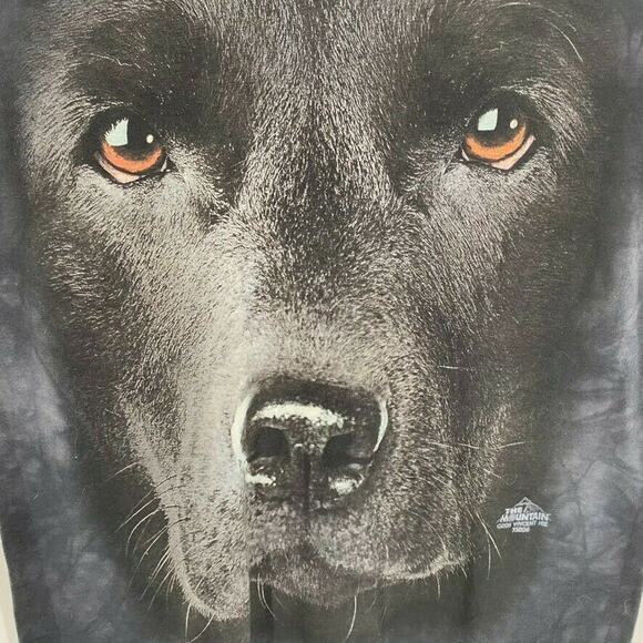 The Mountain T-Shirt Small Tie Dye Graphic Print Wildlife Black Dog S - Picture 2 of 6